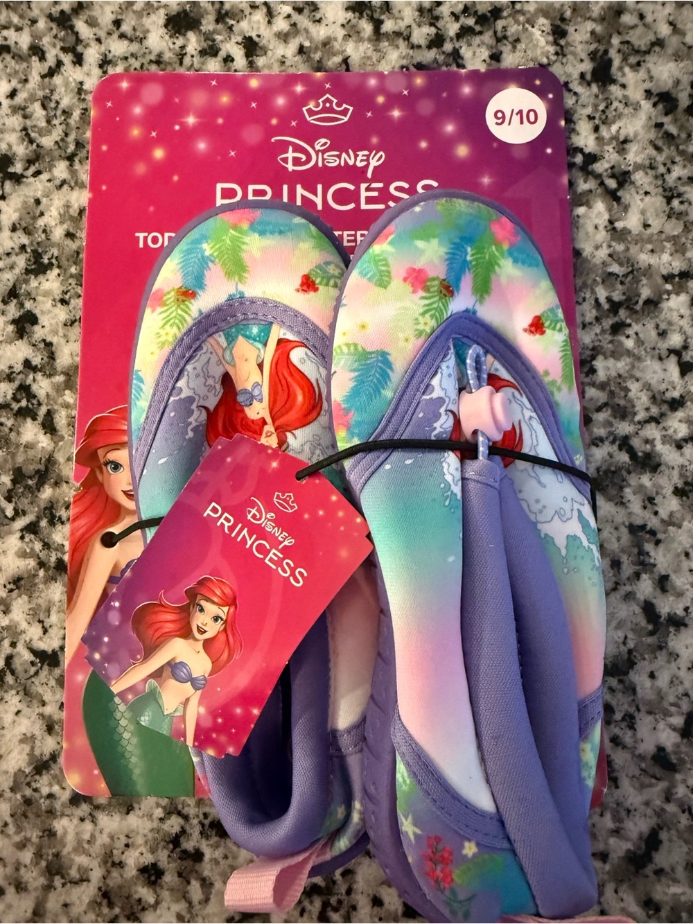 Ariel Toddler 9/10 Water Shoes NWT